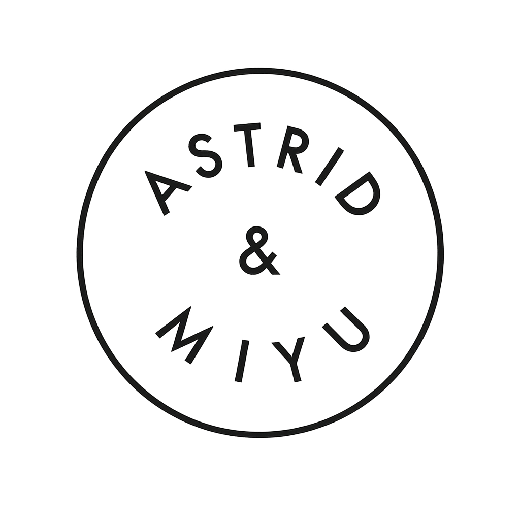 Astrid & Miyu jewelry — Aitaca AI sizing client logo